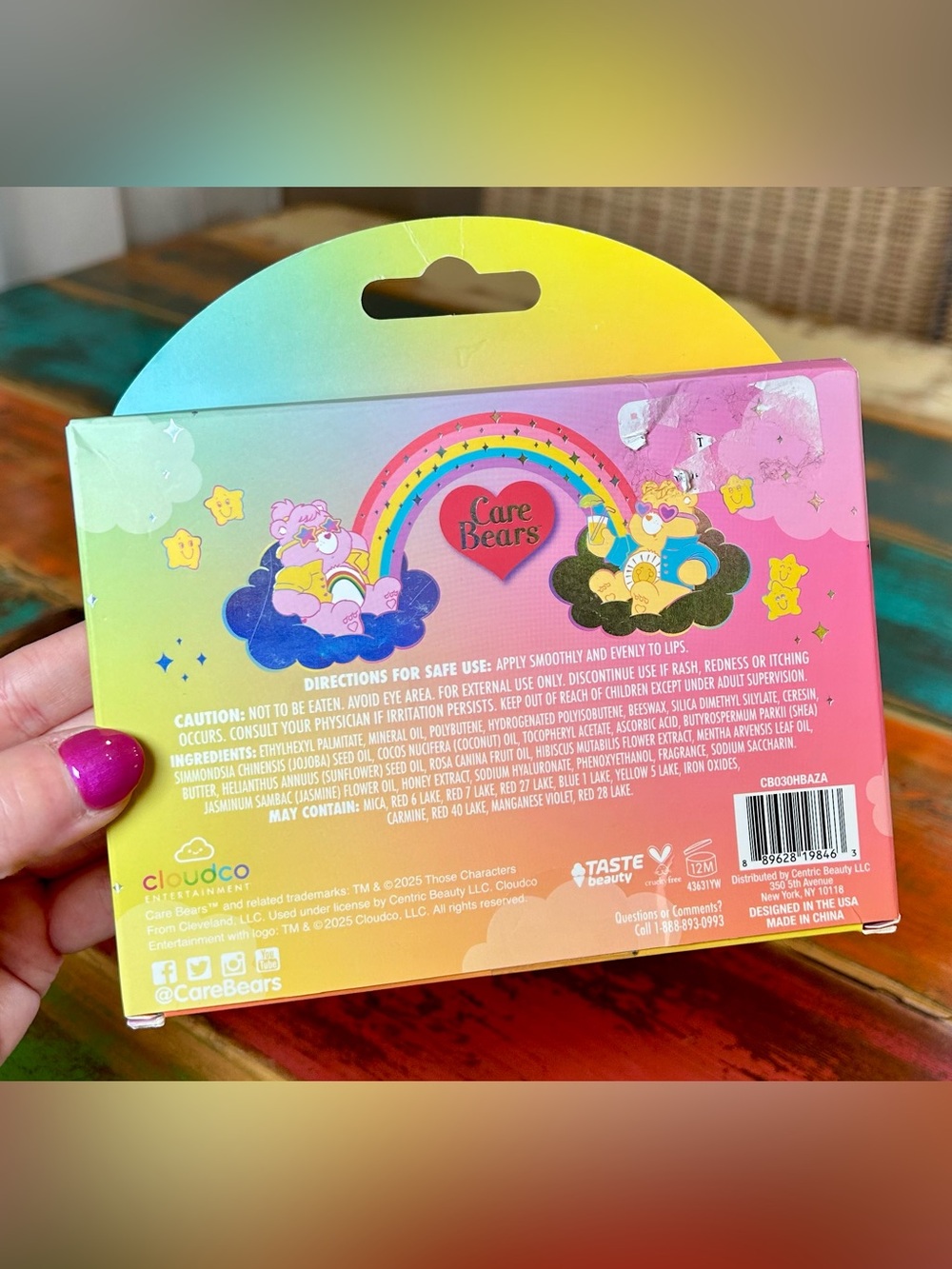 Care Bears Vitamin E Infused Lip Oil Set 4 Pack Taste Beauty NEW - Picture 2 of 9